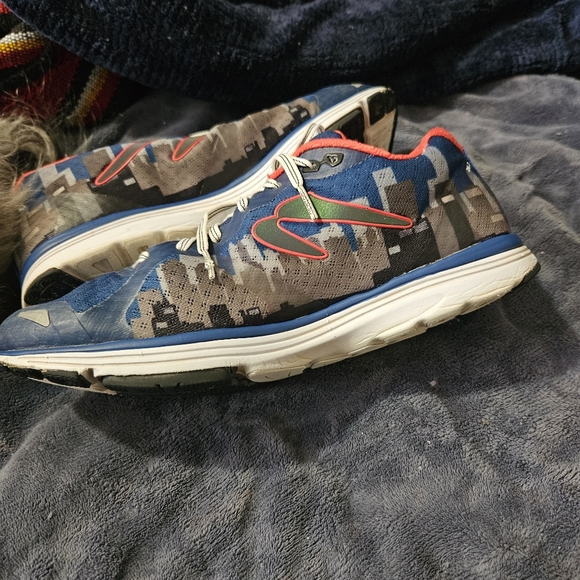 Newton Blue and Gray Women's Shoes - Picture 2 of 5